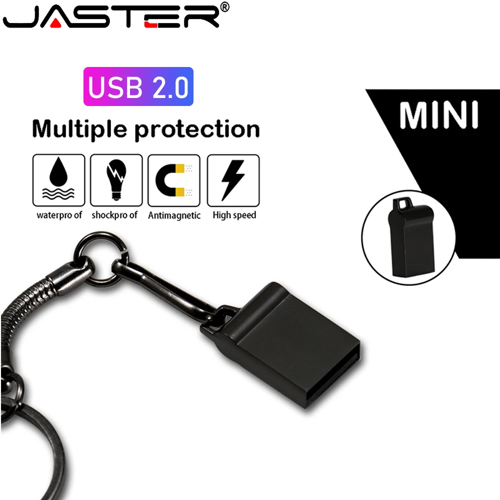Мини-USB флэш-накопитель USB 2.0 128 ГБ 64 32 16 8 брелок 4 U диск креативные подарки