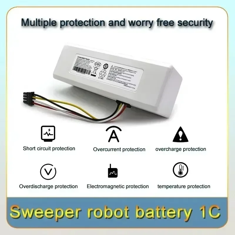 Оригинальный аккумулятор для робота 1C P1904-4S1P-MM для Xiaomi Mijia Mi, пылесос, подметальная машина, сменный аккумулятор для робота G1 (art.: 3920cd4ac757d) - 3920cd4ac757d