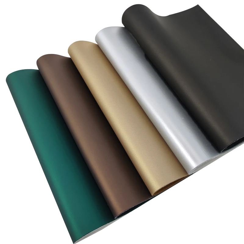 

Fall Seasons Matte Color Vinyl PU Synthetic Leather Fabric Sheet for Making Sewing/Stitching/DIY Accessories