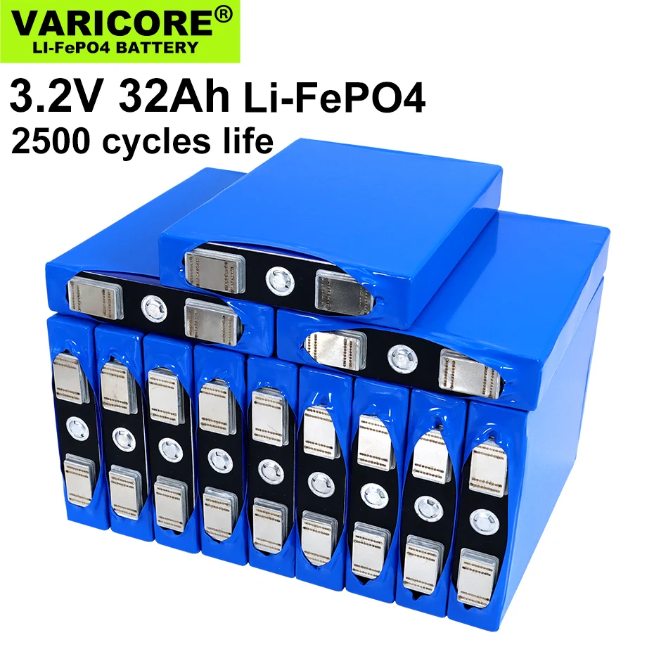 

VariCore новый аккумулятор 3,2 в 32 Ач, фосфат LiFePO4, 12 В, фосфат, 32000 в, мАч, для мотоцикла, автомобиля, фосфат, никель для модификации