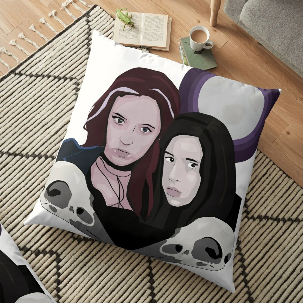 

Ginger Snaps Birdskulls Printed Pillowcase Sofa Car Soft Cushion Cover Case Home Decor Accessories