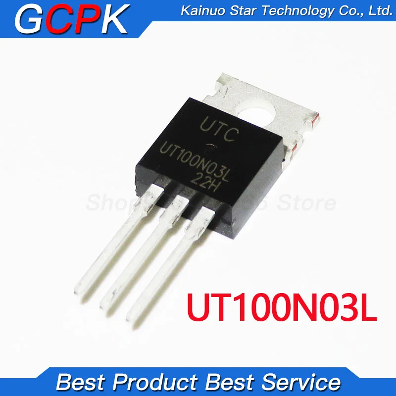 

5 шт. 100% оригинальный новый TO220 UT100N03L 100N03L UT100 TO-220