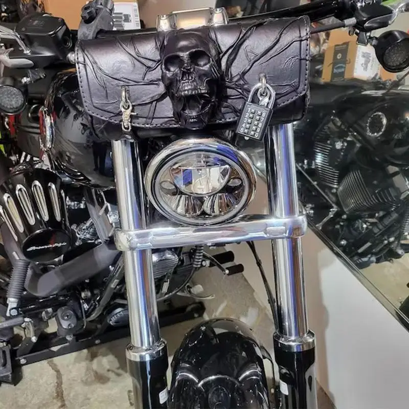 Чехол для мотоцикла с черепом на переднюю панель вилок водонепроницаемый