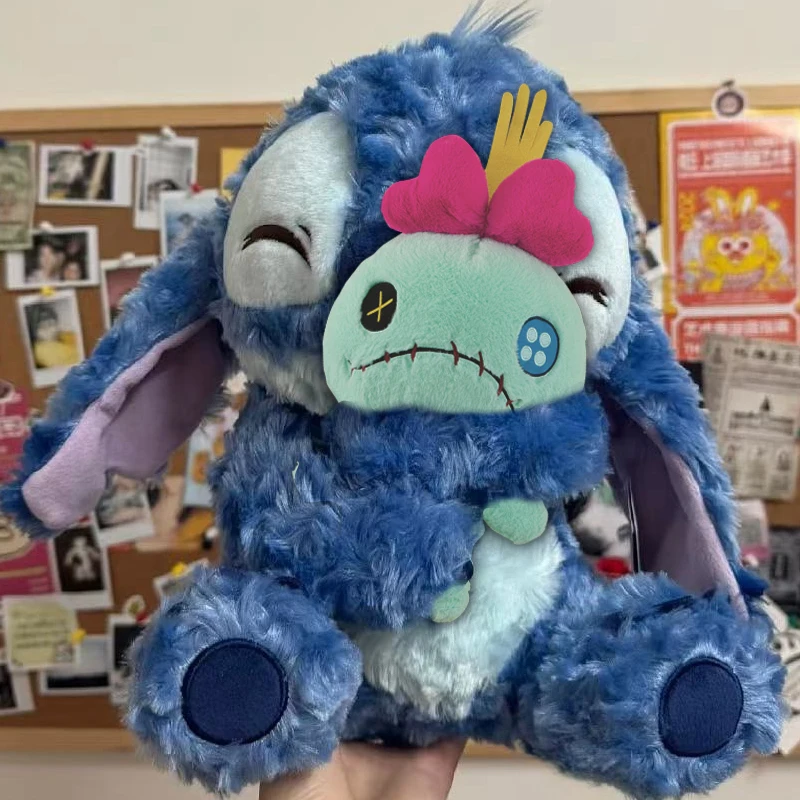28 см Disney Лило и Стич плюшевые игрушки аниме куклы Kawaii длинная пушистая