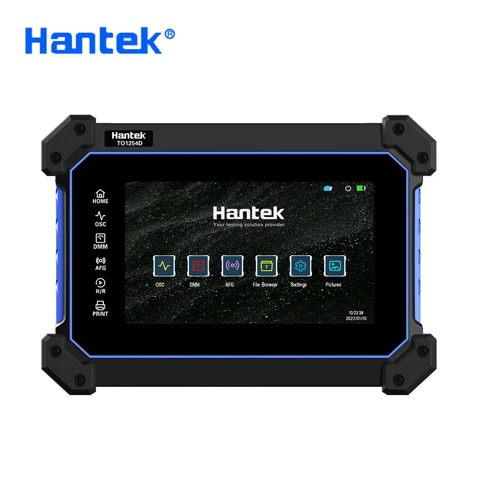 

Hantek TO1000 Series Touch Screen Digital Oscilloscope 4 Channels Portable USB Oscilloscopes + Signal Source +Multimeter Tester