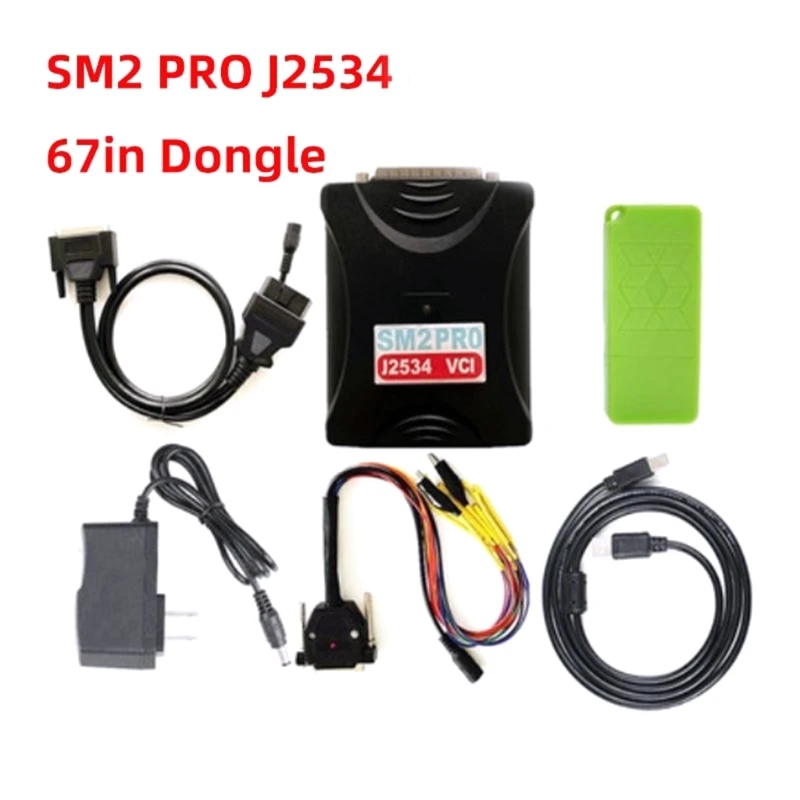 

Professional Enhanced ECUs Programming SM2Pro J2534VCI with/without 67IN1 Dongle OBDCompatibility LearningFastly H9EE