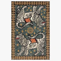 moroccan area rugs double tiger bohemian style living room bedside carpet customized floor mat retro decorative