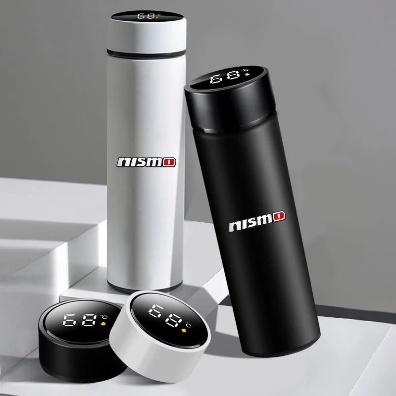 

Car Stainless Mug In-Car Thermos Cup Vacuum Flask for Nismo Nissans Tiida Teana Skyline Juke X-trail Almera Qashqai Accessories