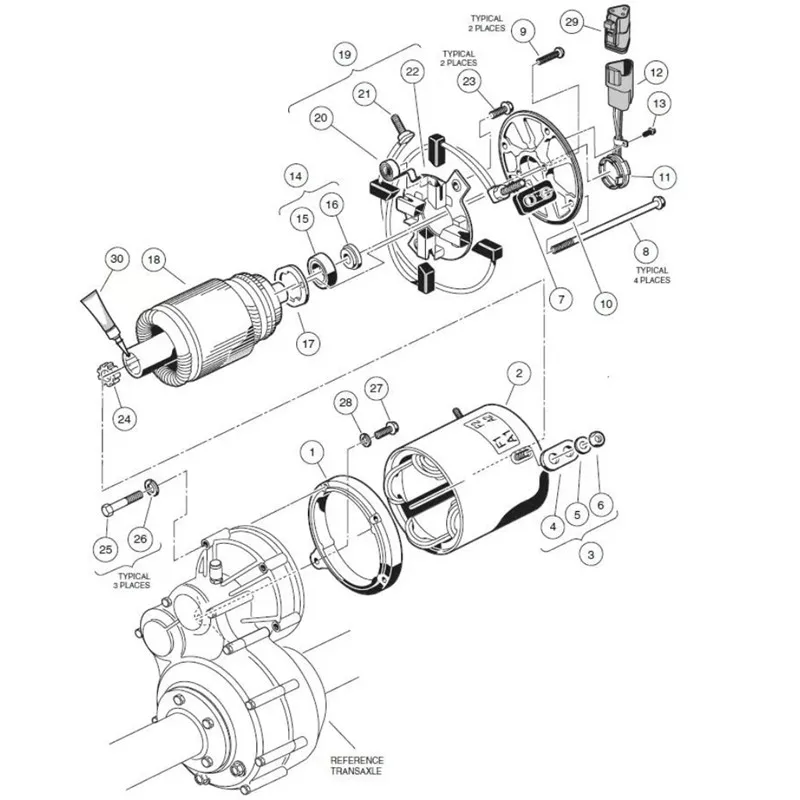 Аксессуары для гольфа и магниты подходят клубных автомобилей Ds Iq прецедентов с