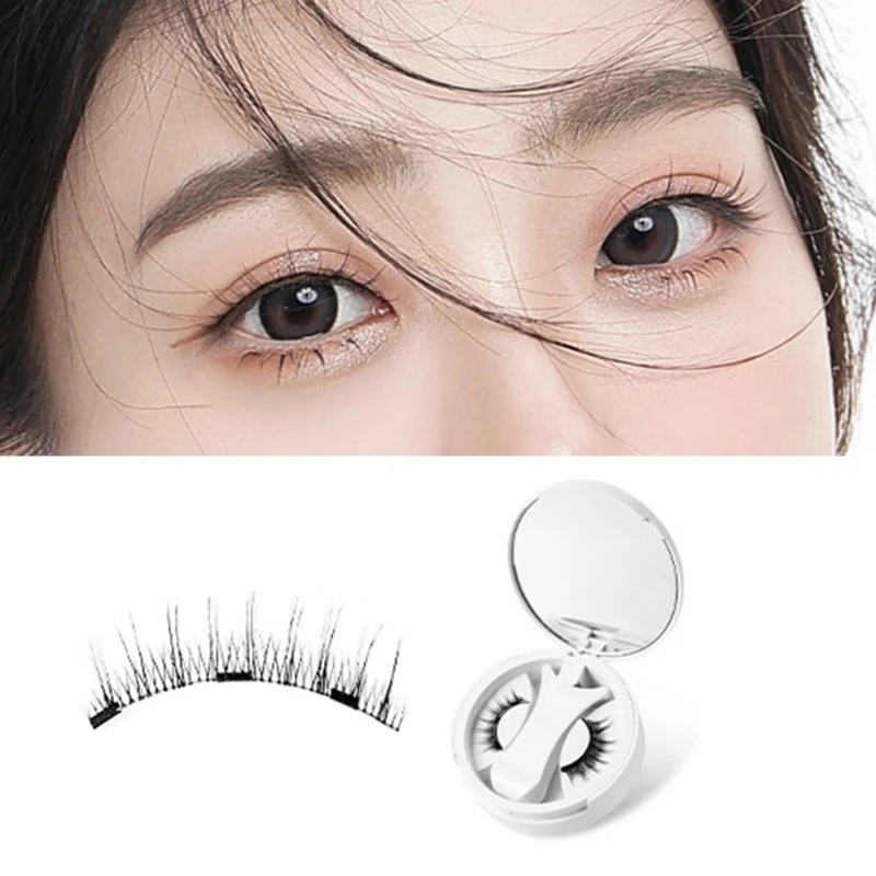 Магнитные ресницы натуральный вид магнитные набор двойных ресниц густые