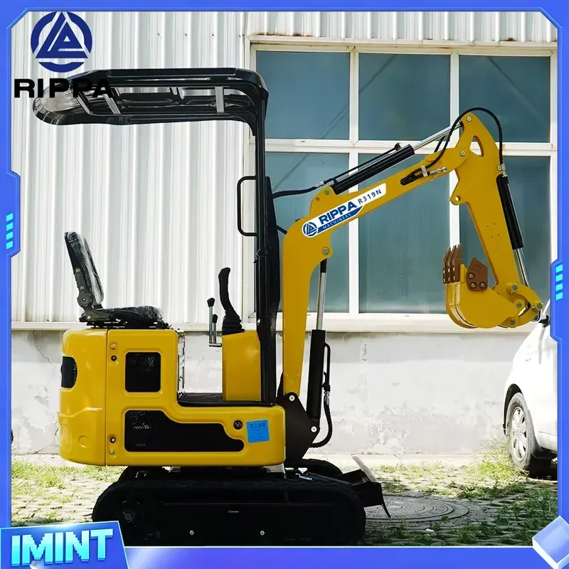 Фото Мини-экскаватор Rippa R319N: Официальная единая розничная цена, двигатель EPA, гусеничный экскаватор для фермерских работ, новый бытовой экскаватор №4