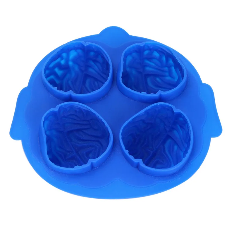 

Funny Brain Freeze Ice Cubes Maker 4 Form Freeze Tray ,Bar Party Romantic Cocktail Party For Drink Ice Halloween Tricks