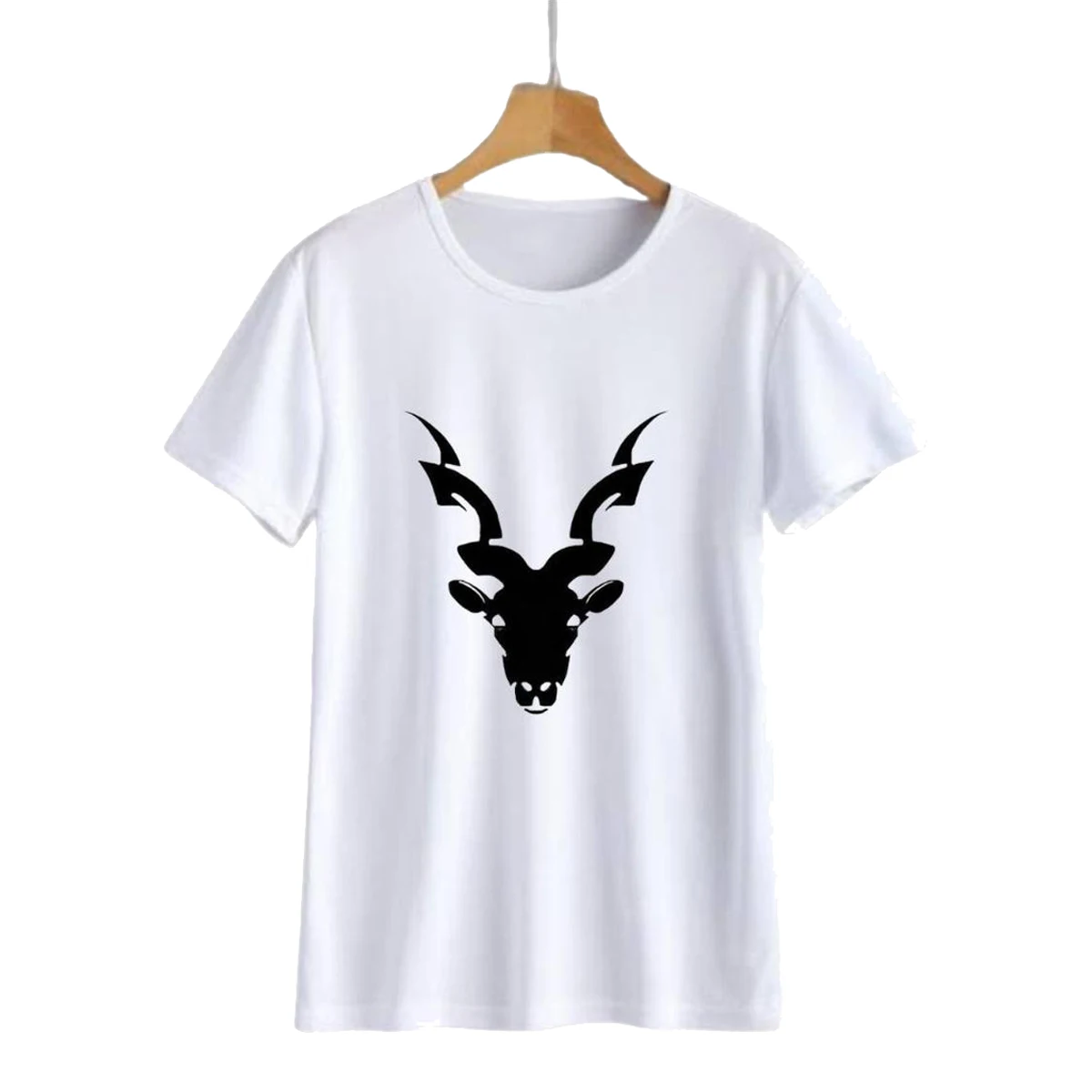 Стильная Футболка Markhor С Принтом Коротким Рукавом И Круглым Вырезом