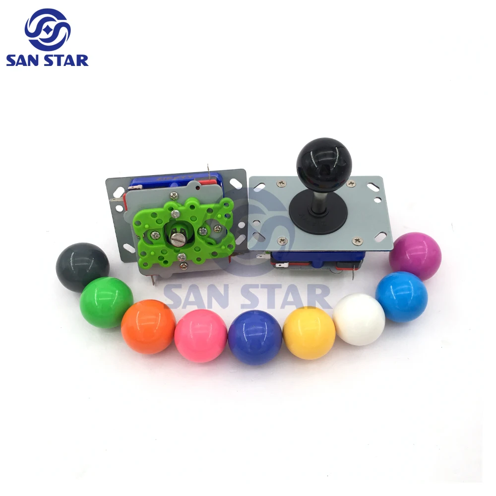 

2 Pcs of Short Shaft Joystick Can Easy Change 2 Ways 4 Ways And 8 Ways-Similar Semitsu-Arcade Machine Parts