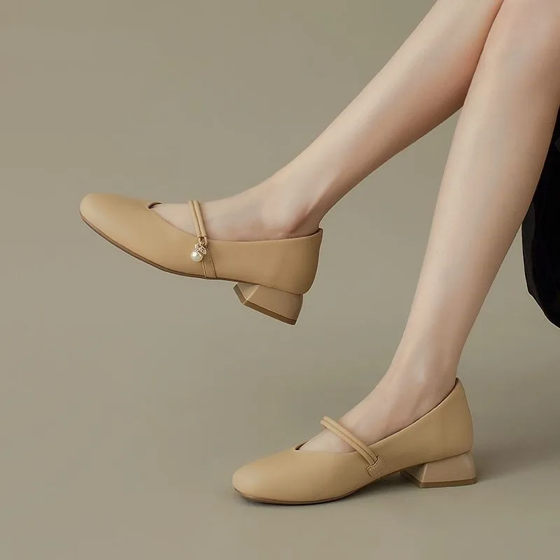 Лидер продаж 2023 женские Туфли Мэри Джейн модные классические туфли-лодочки на