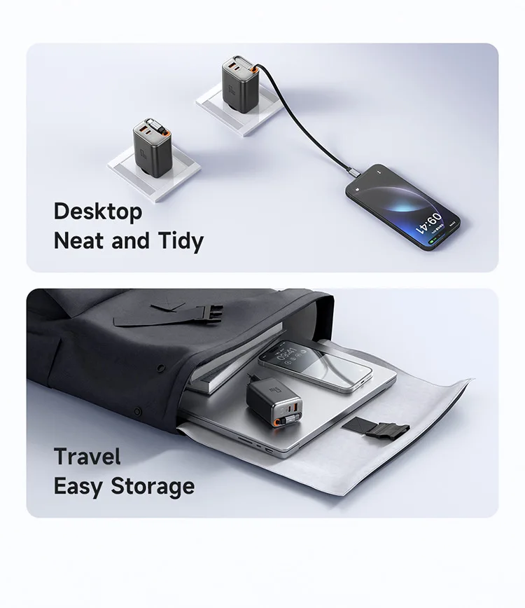 Luxmoc Высококачественное зарядное устройство GaN 67 Вт PD Fast Charge Зарядное для