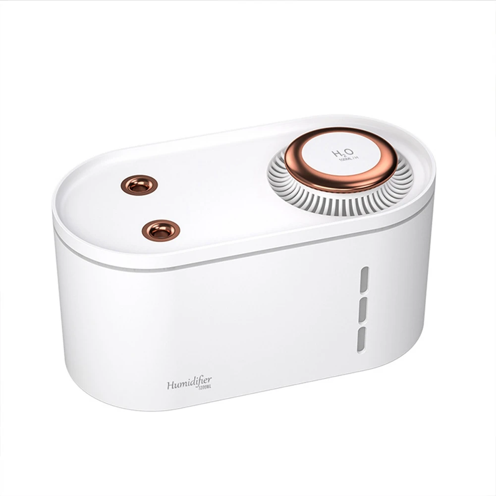 

USB Portable Spray Humidifier Wireless Big Capacity Silent Humidifier Diffuser Humidifiers for Bedroom Humidifier Gold