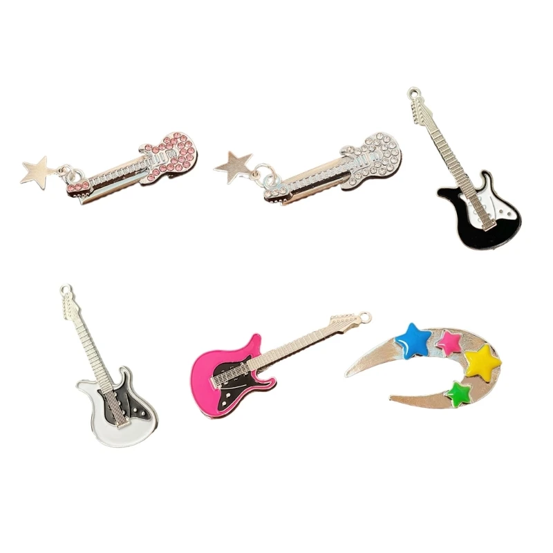 

Y166 Charm Guitar Hair Clips Female Hair Styling Hairpins Women Accessories Hairpin