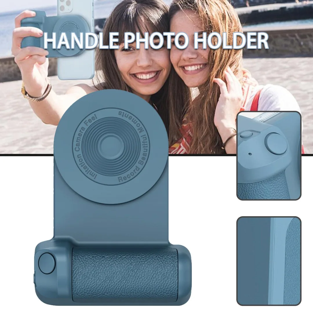 

New Camera Grip Smartphone Handheld Selfie Booster Handgrip Remote Control Phone Fine Workmanship and Good Performance Brand New