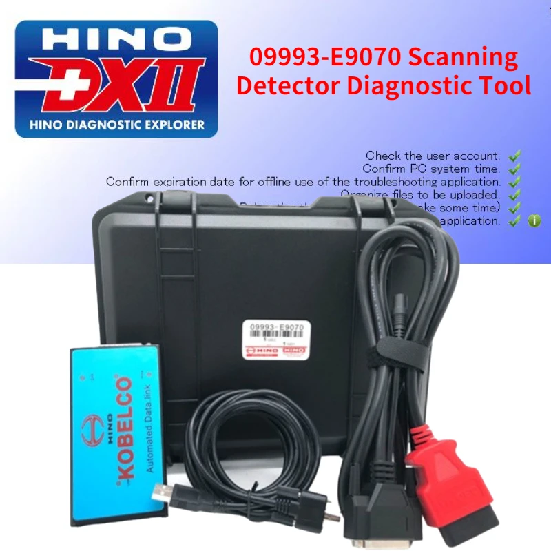 Диагностический инструмент для обнаружения сбоя двигателя экскаватора HINO 09993-E9070