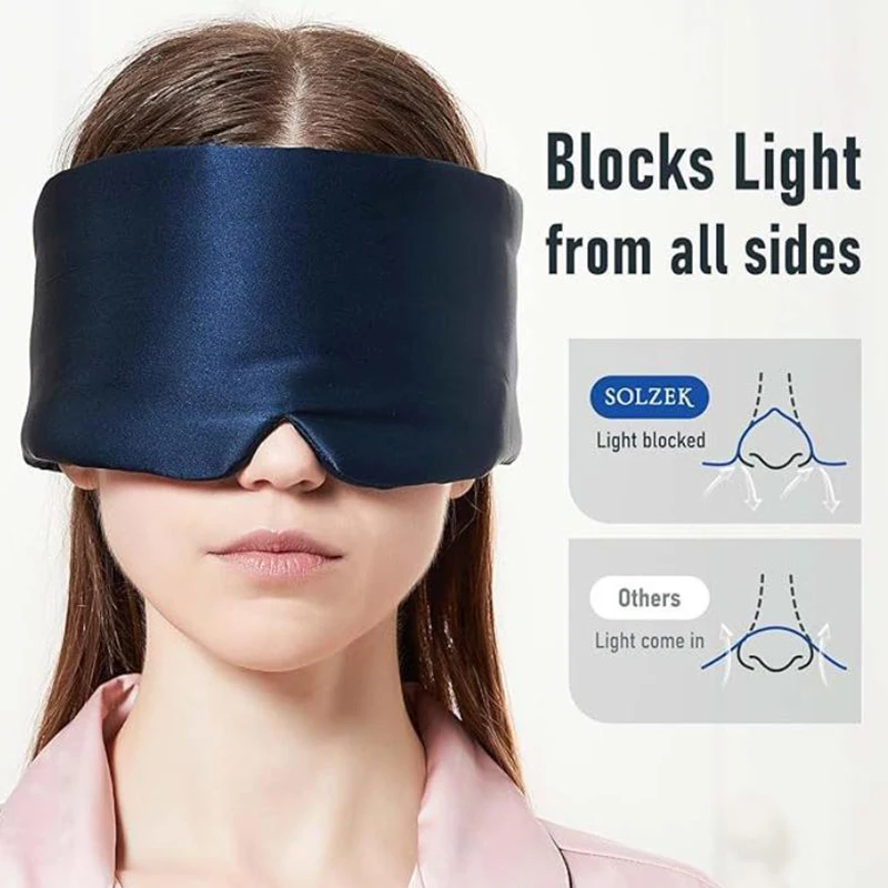 Маска для сна маска глаз женщин и мужчин с регулируемой лентой бокового