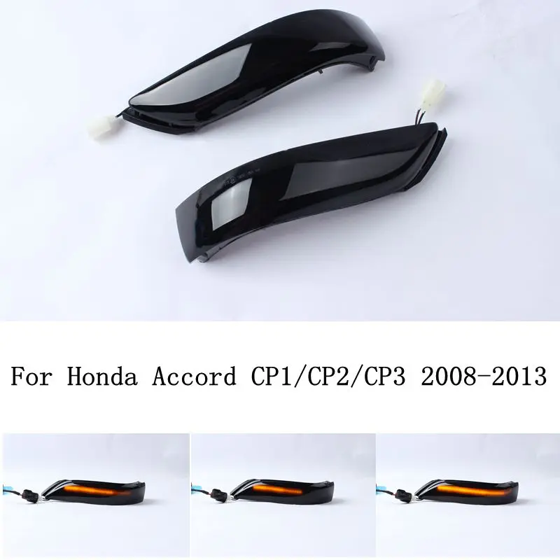 

2Pcs Dynamic LED Turn Signal Light Mirror Indicator Blinker For Honda Accord CP1/CP2/CP3 2008-2013 Acura RL (KB1/2) 2006-2009