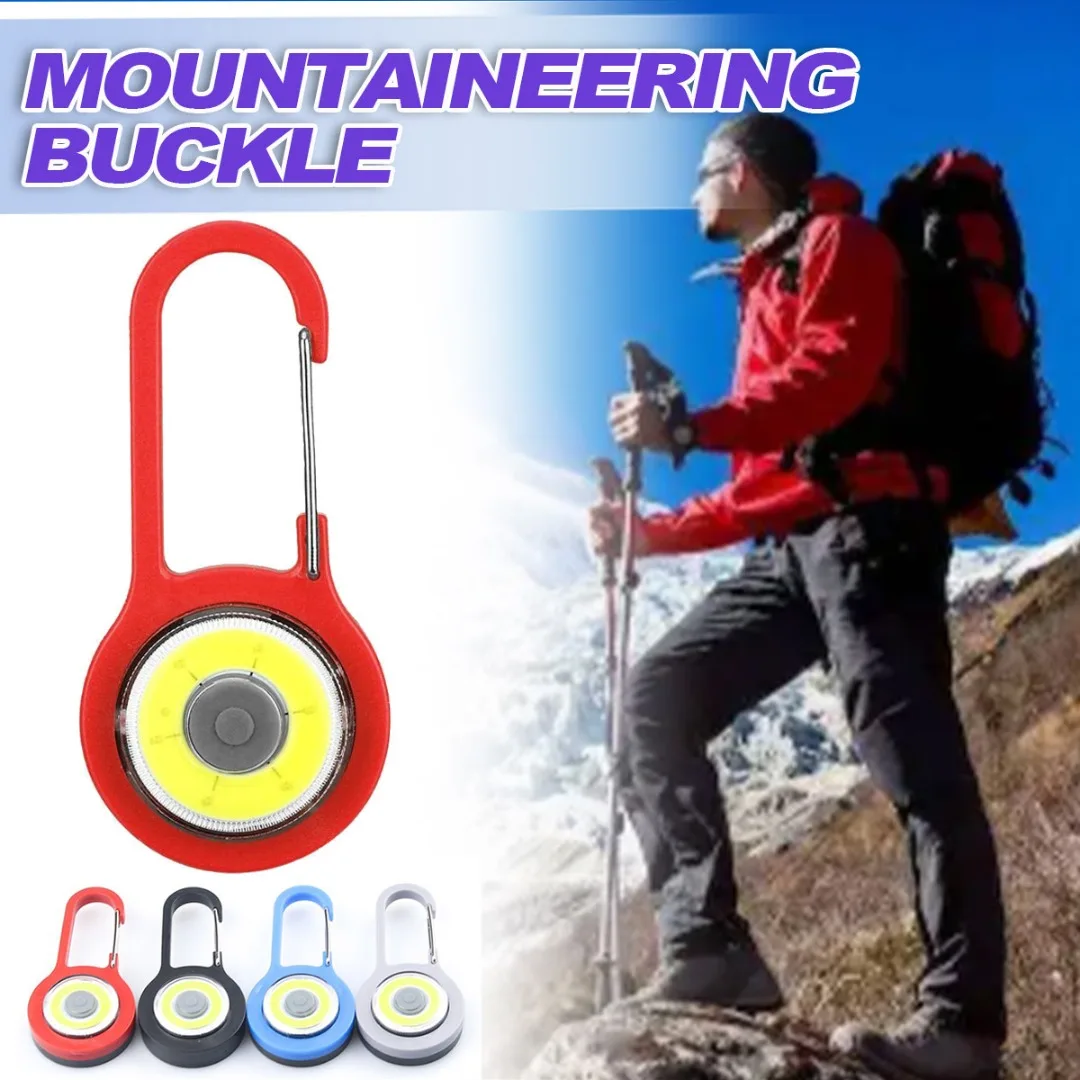 

1pc COB LED Flashlight With Keychain 3-Modes Camping Torch Light Multifunctional Nightlight For Outdoor Camping Hiking Lighting