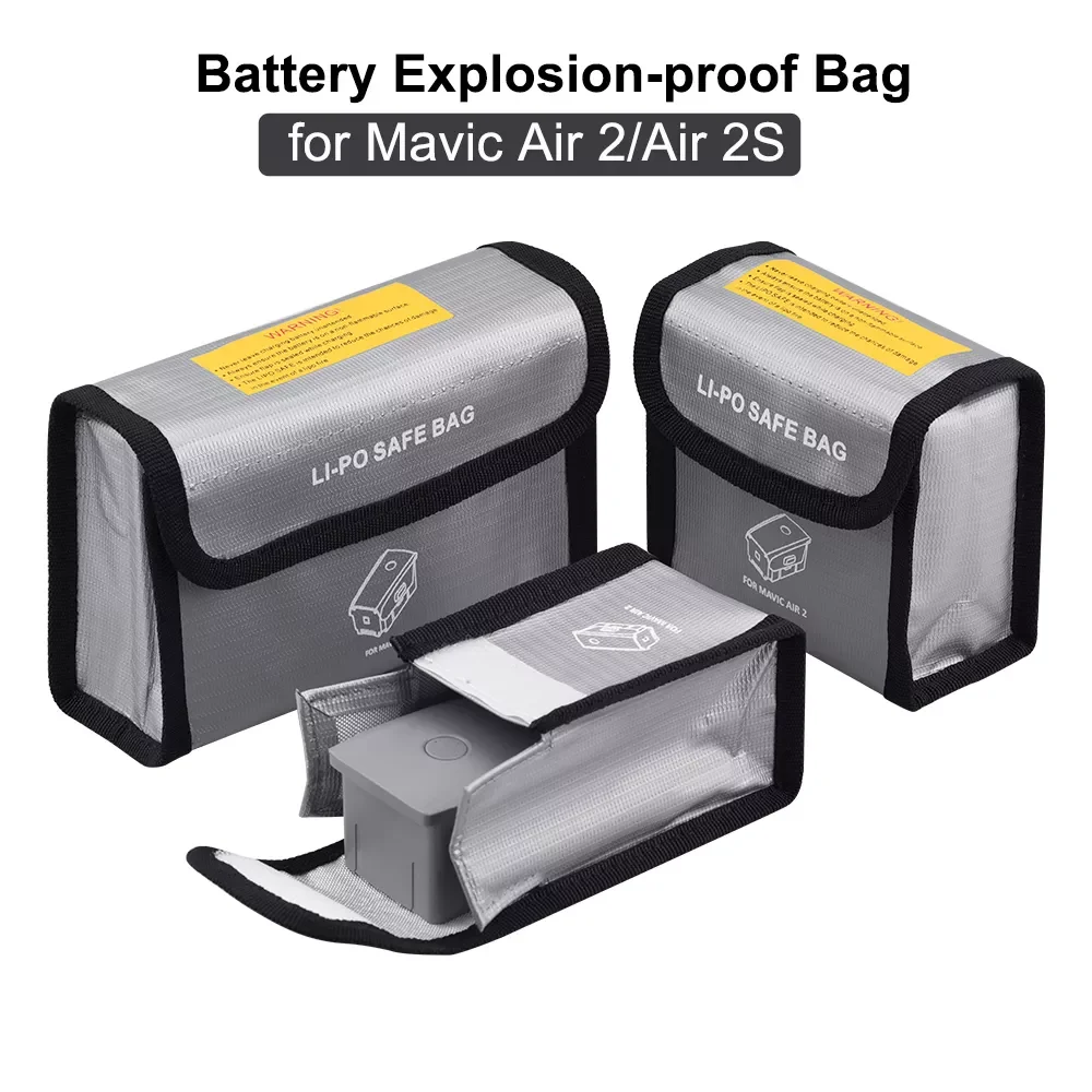 

Drone Accessory Kit Explosion-proof Bag for DJI Mini 3 PRO/Mavic Air 2/2S Drone Battery Storage Protective Dustproof Bag for Dro