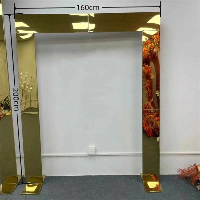 1 шт. или 3 Блестящий Золотой фон для свадебной церемонии с дверью и аркой из