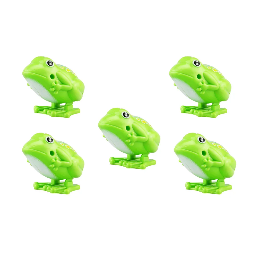 

5Pcs Bouncing Frogs Funny Portable Clockwork Classic Educational Gifts