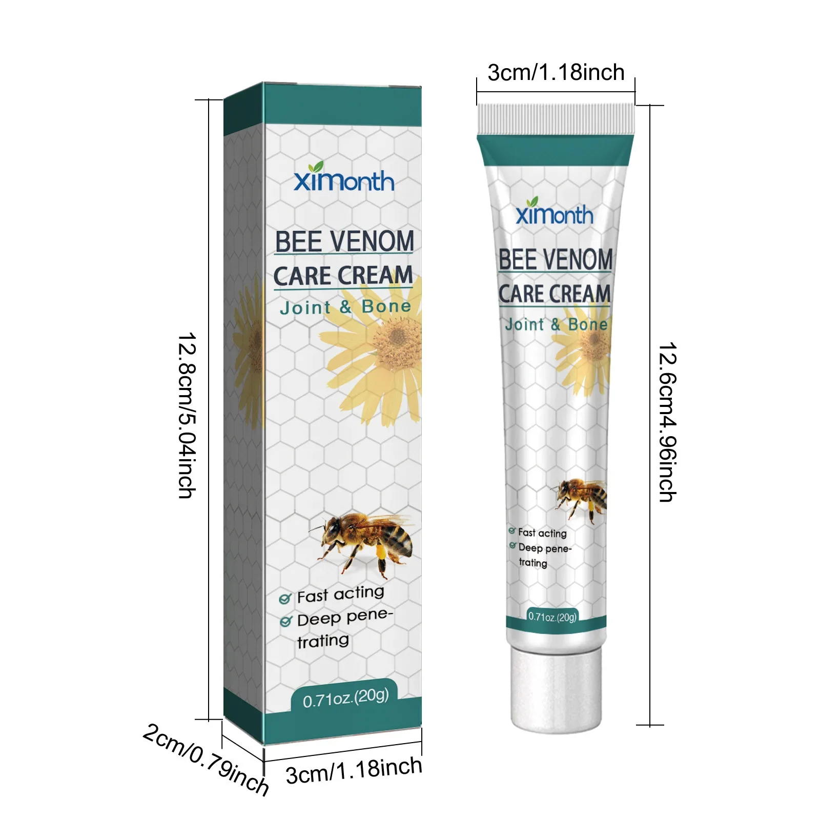 Мазь с пчелиным ядом для снятия боли в коленях плечах шее и поясницах