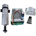 Набор для электродвигателя шпинделя с воздушным охлаждением, 20000 кВт, 800 В постоянного тока, обмин, сверлильный патронВт, регулятор скорости электродвигателя шпинделя для гравировки