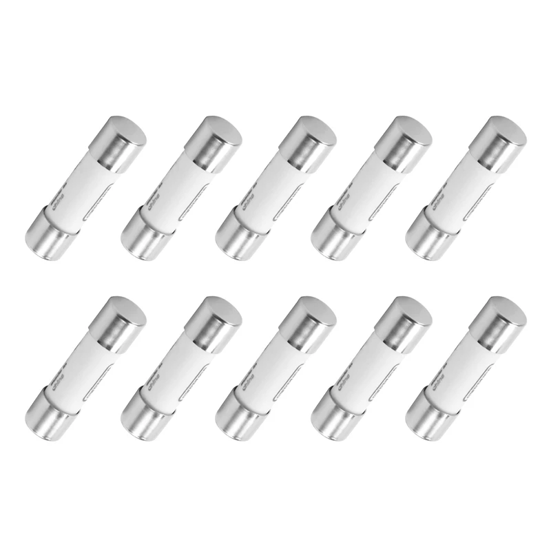 

10 Pcs 1000 VDC Fuse Solar PV Explosion-Proof Fuse Silver