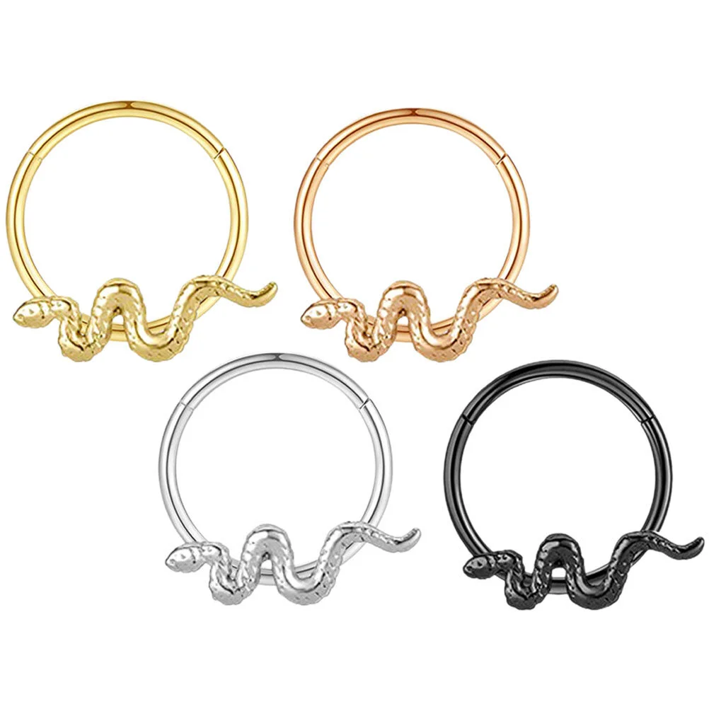 

Кольцо женское из металлического сплава под розовое золото, 4 шт.