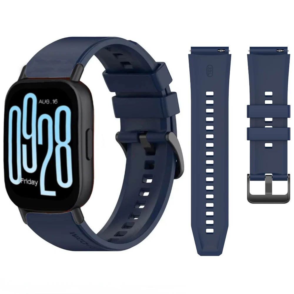 Sports Soft and Breathable Silicone Strap for Redmi Watch 5 Active Smart Replacement Wristband Lite Band