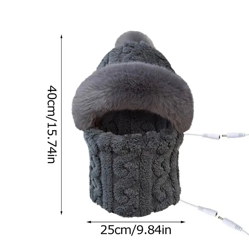 Шапки с USB-подогревом зимние шапки электрическая хлопковая шапка подогревом