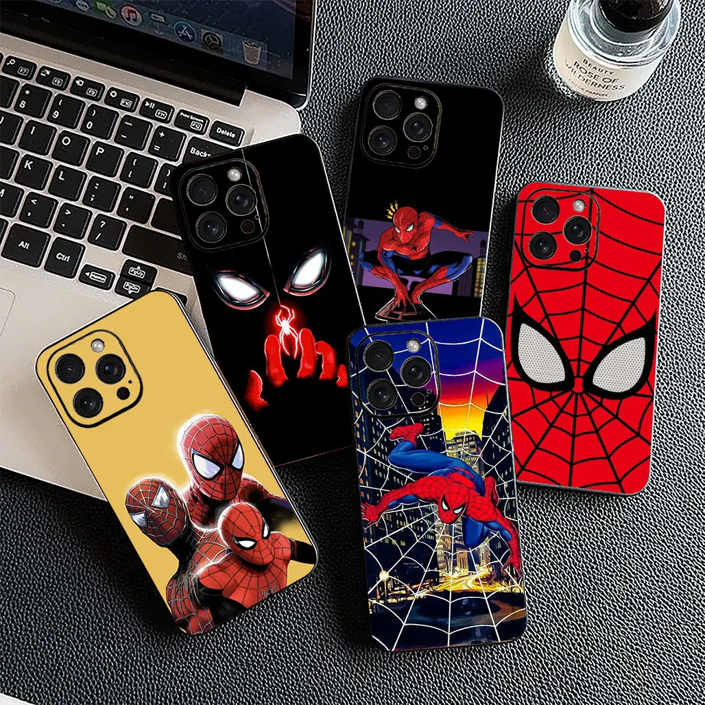 Фото Для Samsung Galaxy S22 S21 S20 FE Ultra Plus A35 A36 A55 A26 A33 A34 A56 Чехол для телефона Spider Marvel Man SpiderMan Защитный чехол №2
