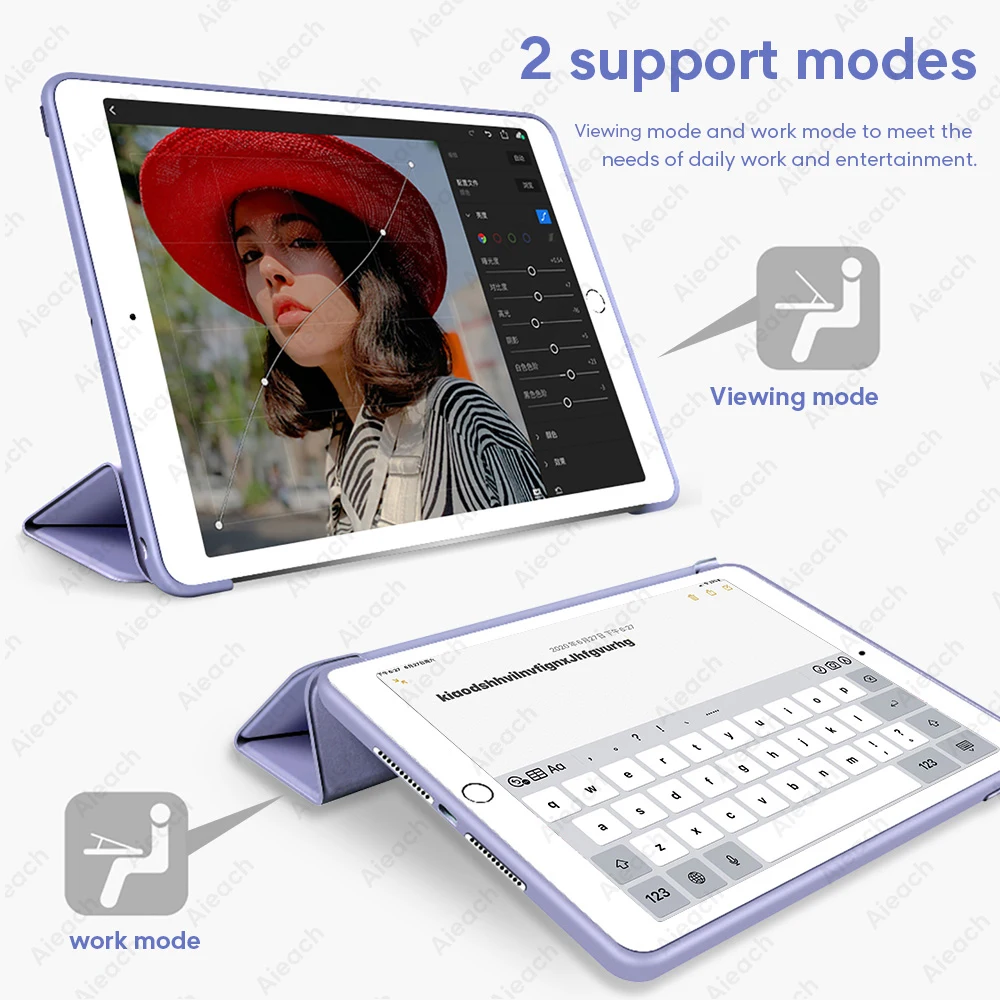 Фото Для iPad Pro 11 чехол 2021 2020 1st 2nd 3rd поколение чехол для iPad 10,2 9th 8th 7th/9,7 5th 6th/ Air 1 2 3 4 5 Mini 6 Чехол №2