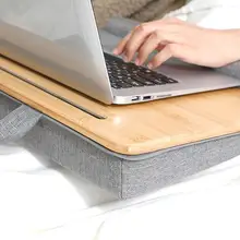 Laptop Desk Stand With Wrist Support Ergonomic Computer Stand Portable Above Knee Laptop Riser Holder Table Desk Accessories