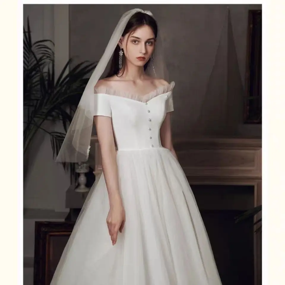 Рисунок 4 - Простое ТРАПЕЦИЕВИДНОЕ свадебное платье без бретелек