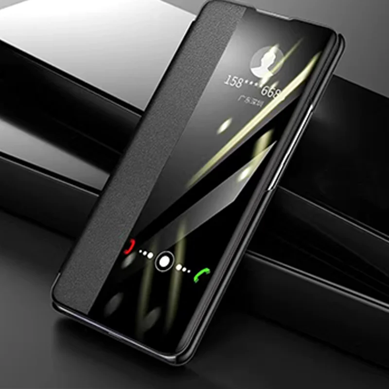 

for Vivo S15E Case Luxury Window View PU Leather Phone Case For Vivo S15E V2190A Funda Flip Cover for VivoS15E S15 E Cases S 15E