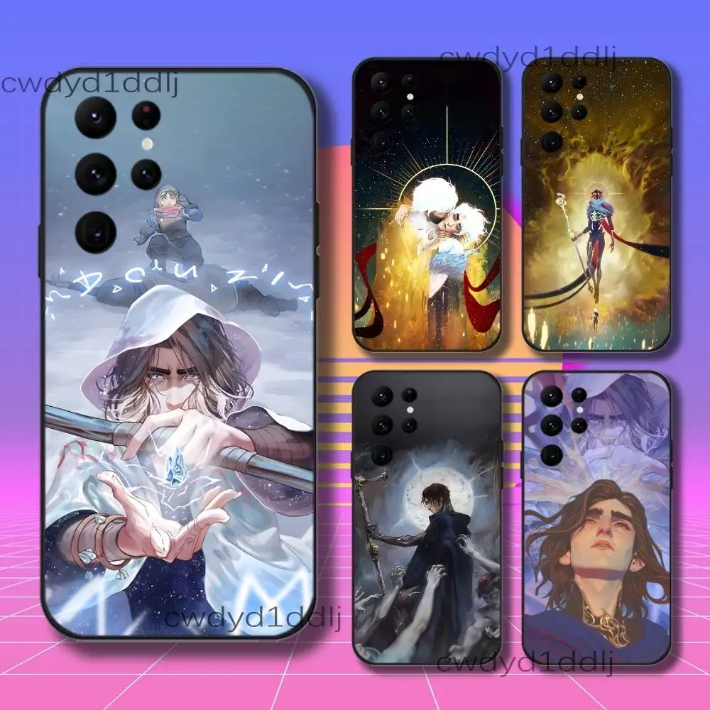 Фото Чехол для телефона V-Viktor Jayce Jayvik для Samsung S10, S21, FE, S21, S26, S25, S24, S23, Ultra, S9, S22, Plus, черный, противоударный, силиконовый, мягкий №1