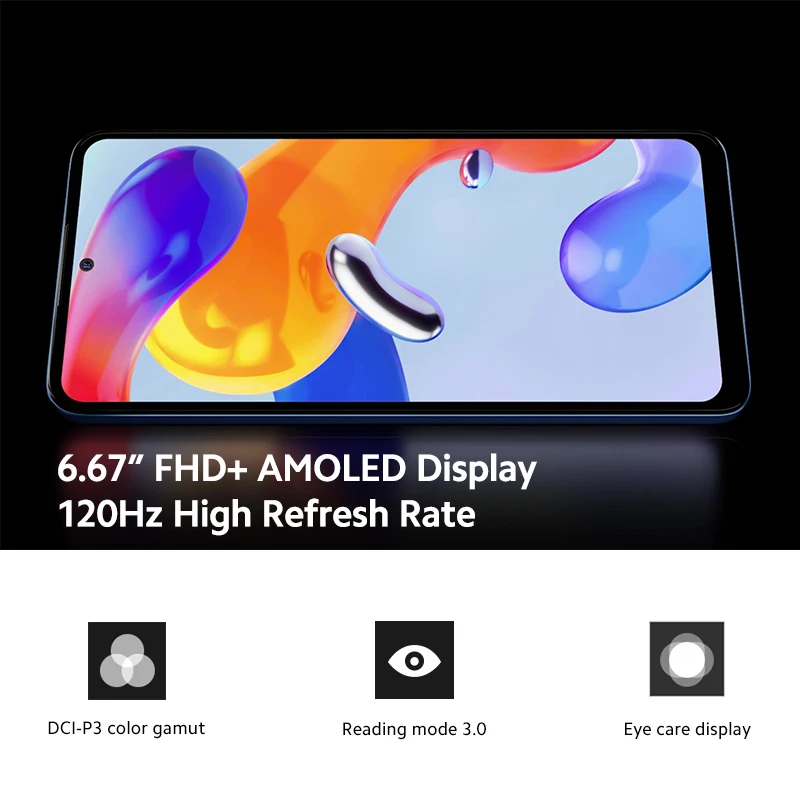 Global Version Xiaomi Redmi Note 11 Pro 5G 6GB RAM 64GB ROM / 8GB RAM 128GB ROM Mobile Phone 108MP Camera Snapdragon 695 120Hz