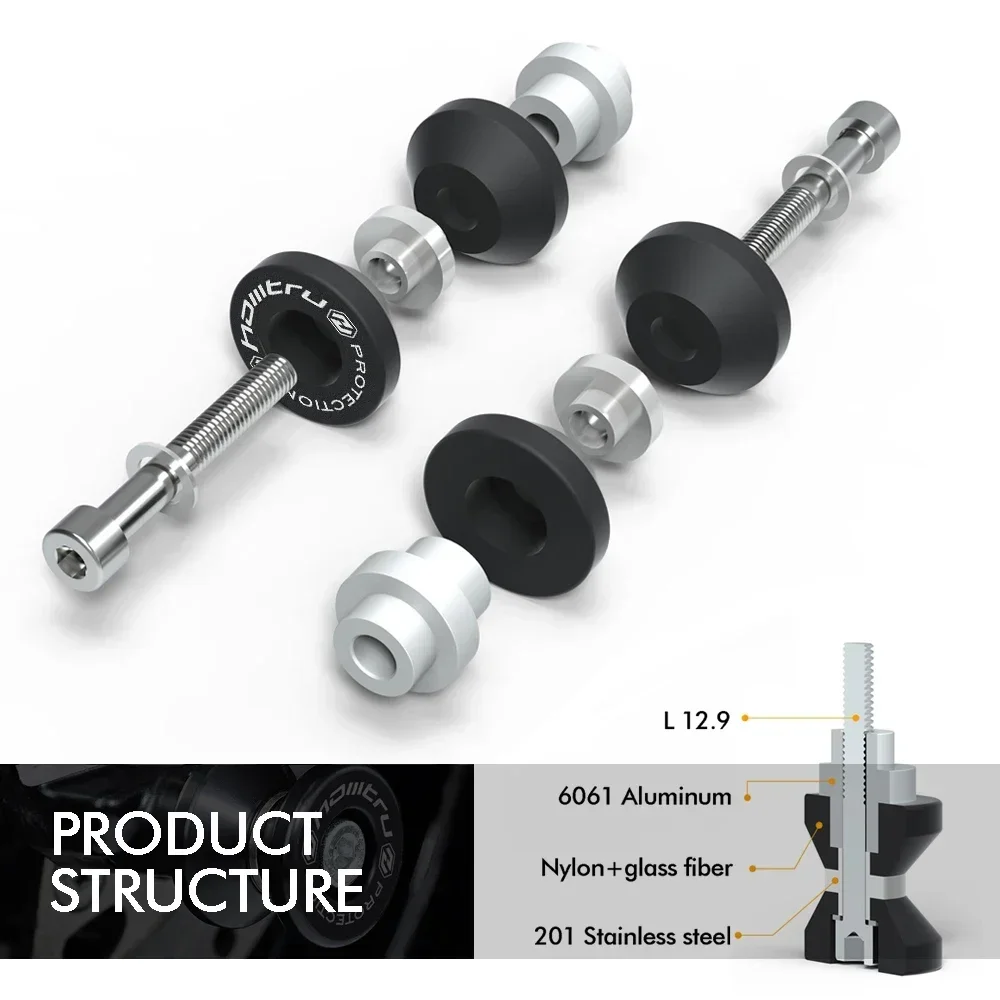 Винтовые катушки для заднего штатива мотоцикла с маятником ползунок аксессуары