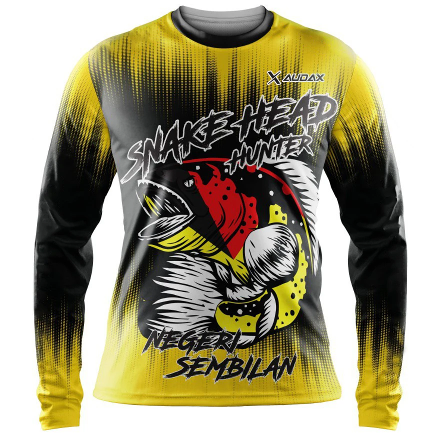 #8 AUDAX уличная Персонализированная рыболовная рубашка одежда для рыбалки