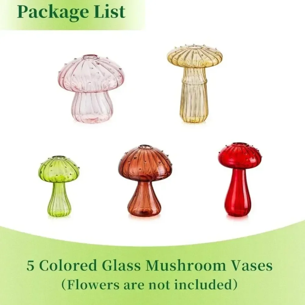 

Стеклянная ваза Glasseam в форме гриба