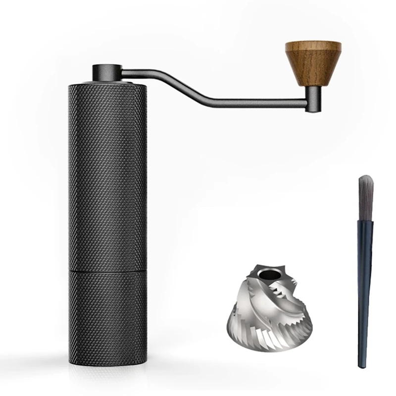 

Manual Coffee Grinder With Adjustable Setting Conical Burr Mill Burr Coffee Grinder For Hand-Drip Espresso For Home