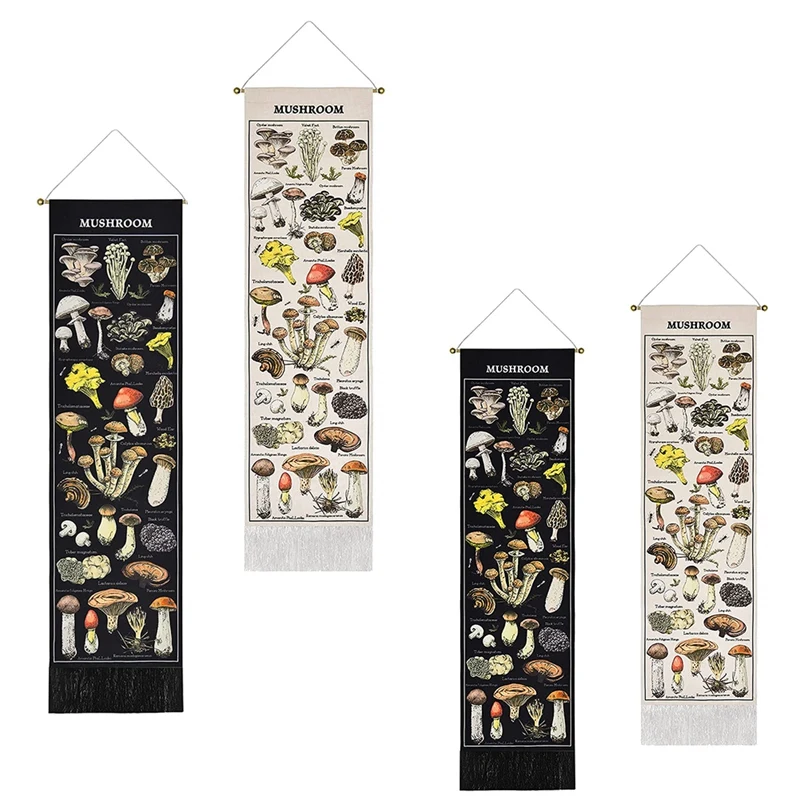 

Mushroom Tapestry Tapestry Vertical Tapestry Chart Tapestry Wall Hanging For Room(12.8 X 51.2 Inches)