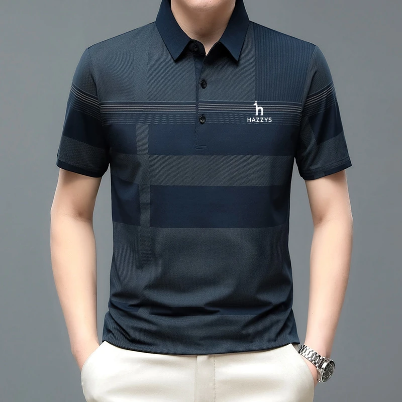 

2023 Summer Short Sleeve Men's High Quality Polo Embroidery Business Sports Quick Dry T-shirt Breathable Golf Polo T-shirt