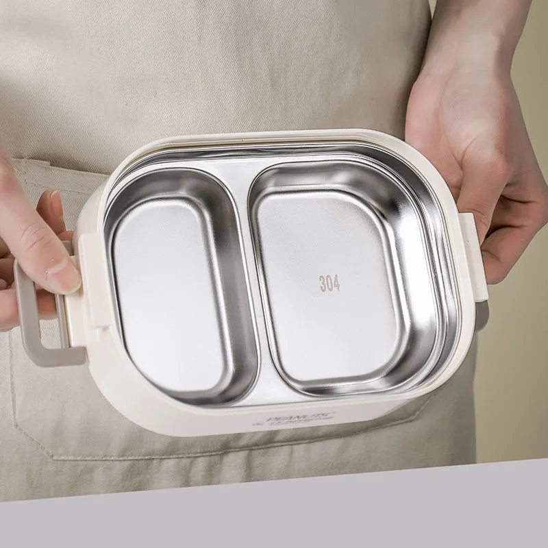 Kawaii Snoopy двухслойный ланч-бокс детский герметичный кухонный микроволновая печь с